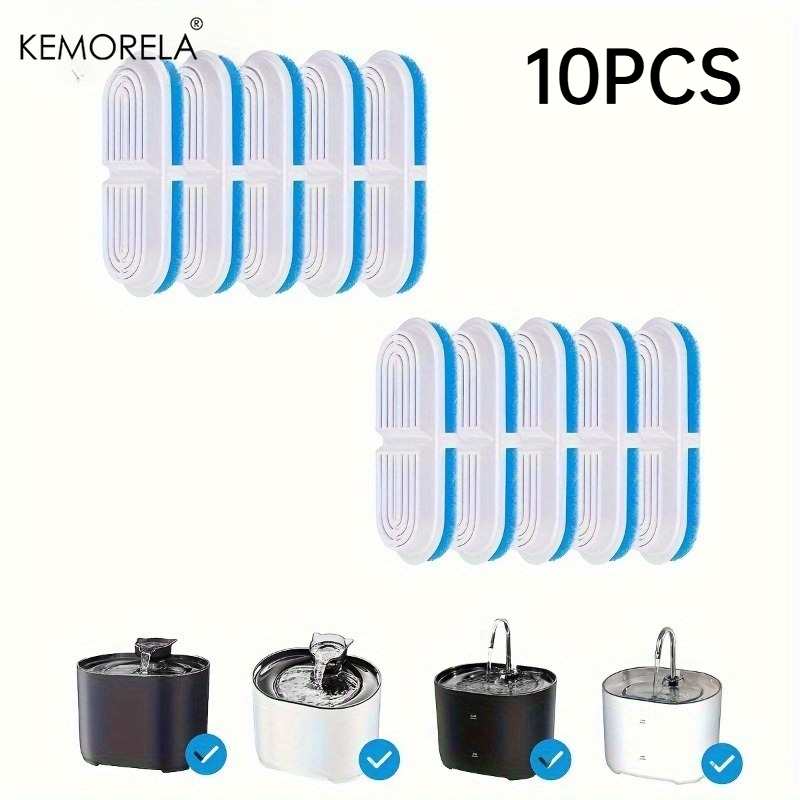 Cat Water Fountain Filter - KEMORELA 6/10/16pz Filtro per Fontanella d'Acqua