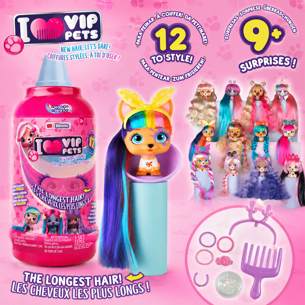 Pet Supplies Delivery - Bambola VIP Pets a pelo lungo