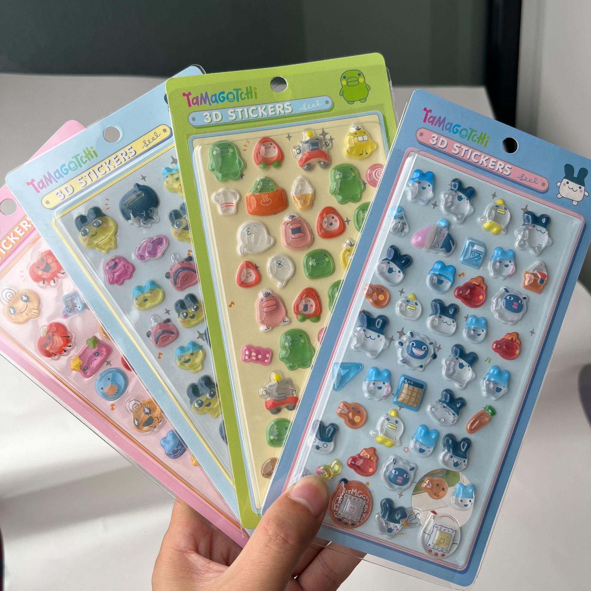 Pet Supplies Delivery - Adesivi 3D Puffy Tamagotchi Carini, Decalcomanie