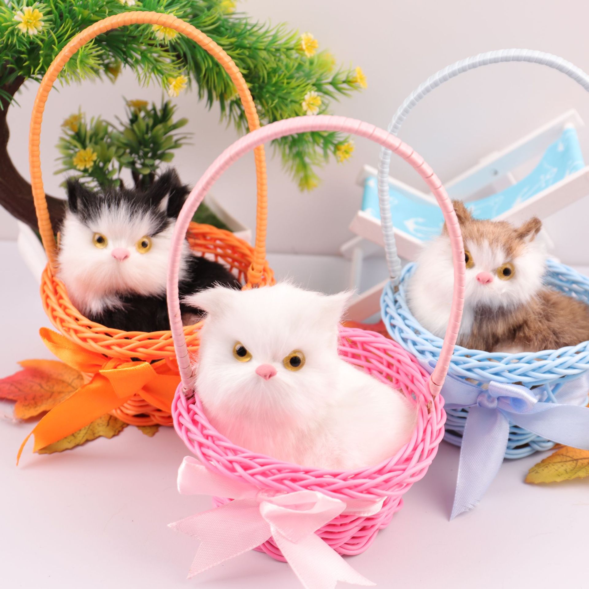 Interactive Cat Toy - Simulazione d'infanzia cestino portatile modello di