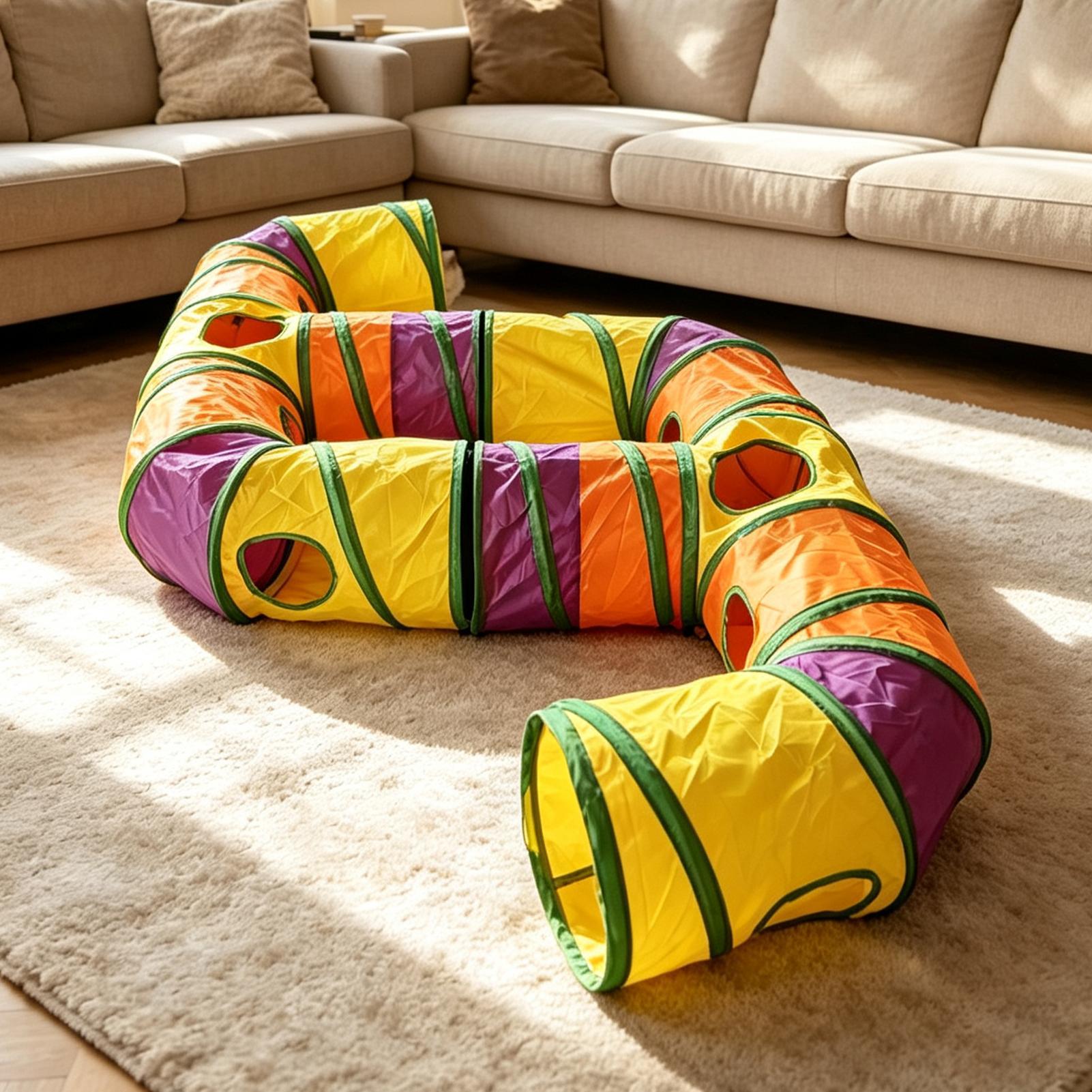 Tunnel per Gatti Arcobaleno, G - Interactive Cat Toy recensione e prezzo