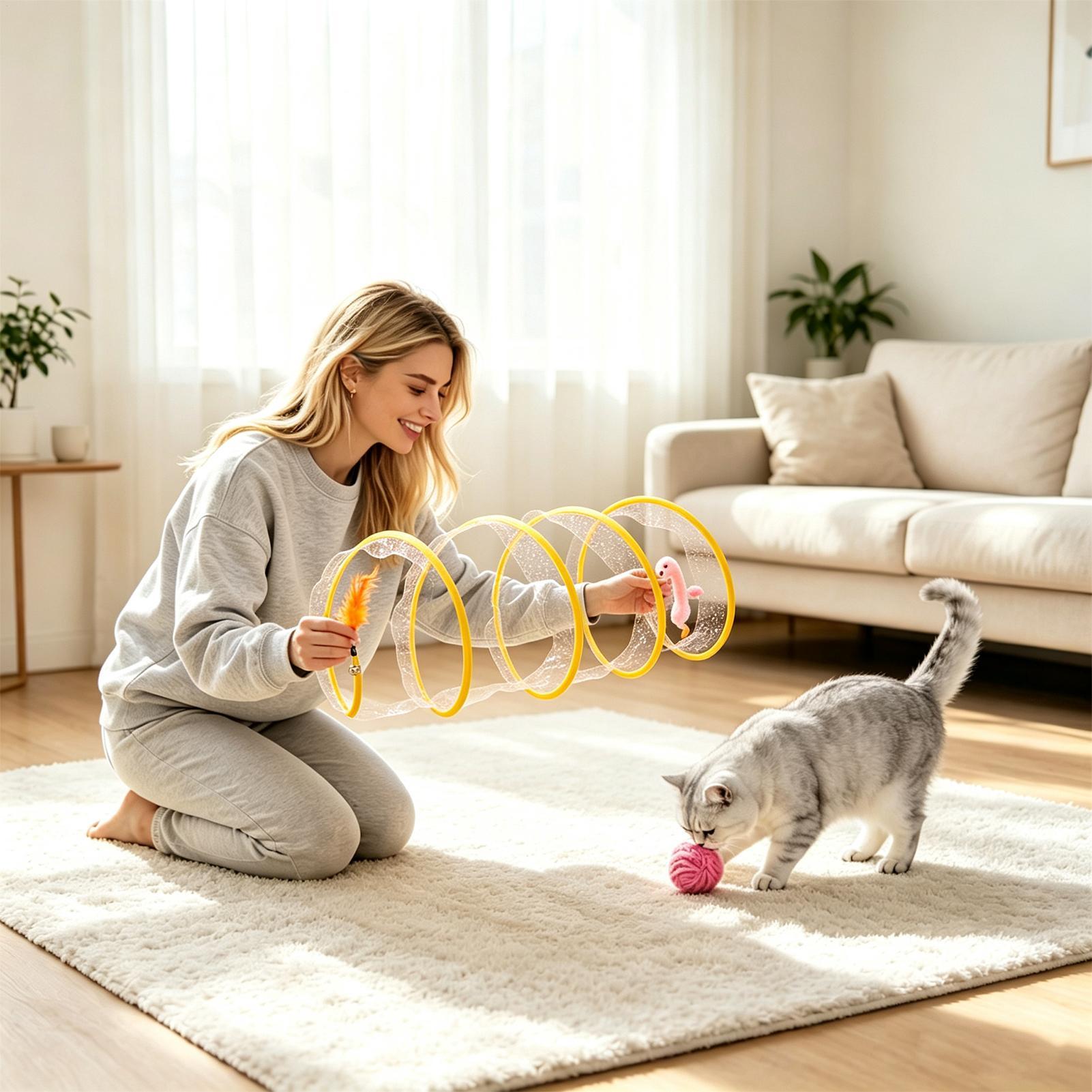 Giocattolo per Gatti a Spirale - Interactive Cat Toy recensione e prezzo