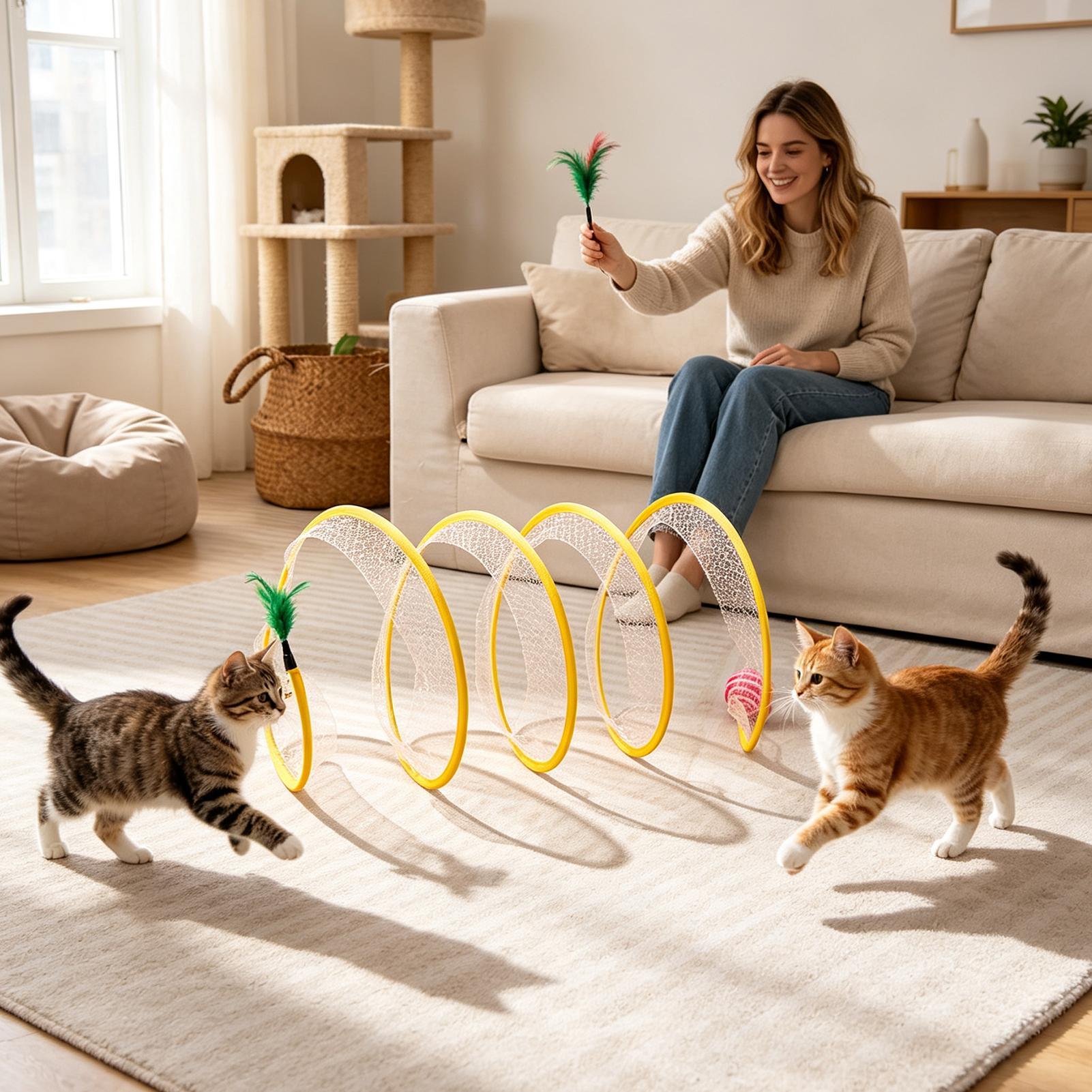 Giocattolo per Gatti a Spirale - Interactive Cat Toy recensione e prezzo