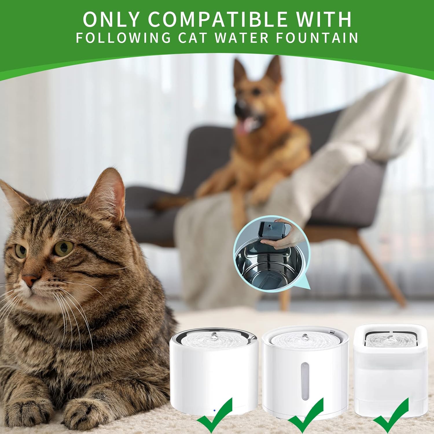 Confezione da 12 filtri in spu - Cat Water Fountain Filter recensione e prezzo